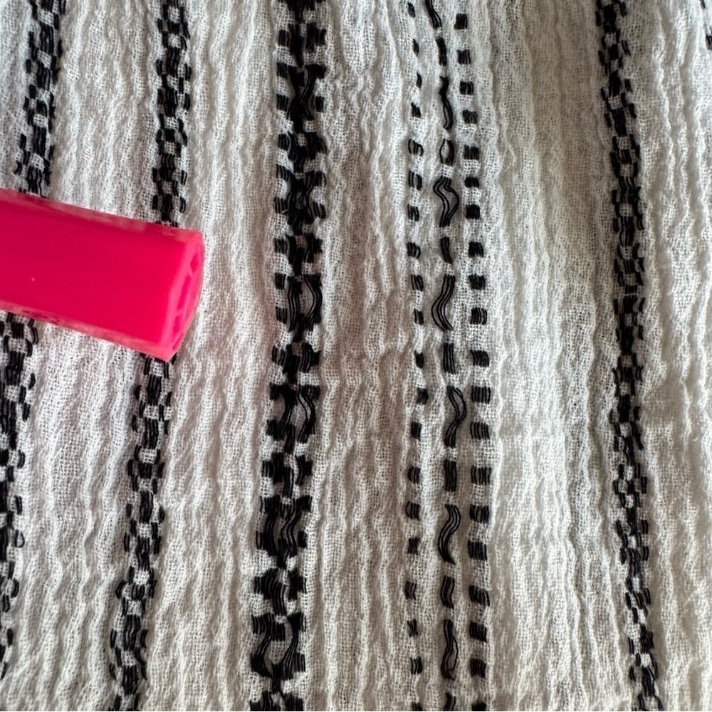 Veronica Beard striped Ayesha white/black midi dress size M - Picture 12 of 16